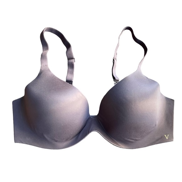 Victoria's Secret Other - Victoria’s Secret Lined Semi Demi Womens 38C Bra Purple Gray Wireless